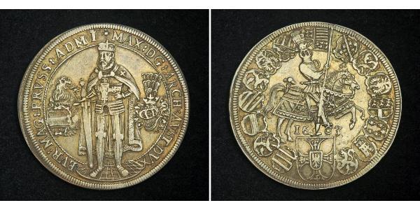 1 Thaler Ååstenrik Argent 