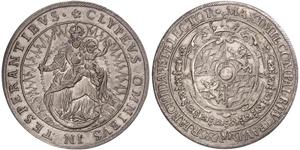 1 Thaler Électorat de Bavière (1623 - 1806) Argent 