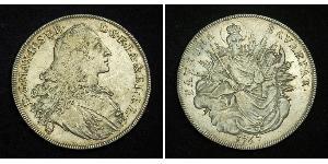 1 Thaler Électorat de Bavière (1623 - 1806) Argent Maximilien III Joseph de Bavière(1727 – 1777)