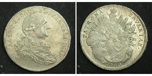 1 Thaler Électorat de Bavière (1623 - 1806) Argent Charles Théodore de Bavière (électeur) (1724 - 1799)