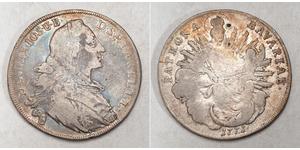 1 Thaler Électorat de Bavière (1623 - 1806) Argent Maximilien III Joseph de Bavière(1727 – 1777)