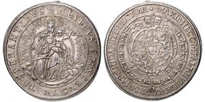 1 Thaler Électorat de Bavière (1623 - 1806) Argent 