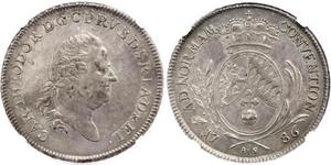 1 Thaler Électorat de Bavière (1623 - 1806) Argent 