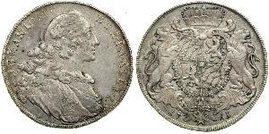 1 Thaler Électorat de Bavière (1623 - 1806) Argent Maximilien III Joseph de Bavière(1727 – 1777)