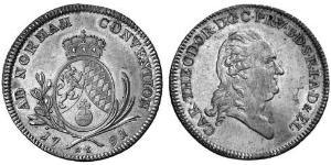 1 Thaler Électorat de Bavière (1623 - 1806) Argent 