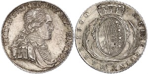 1 Thaler Électorat de Saxe (1356 - 1806) Argent Frédéric-Auguste Ier de Saxe