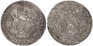 1 Thaler Électorat de Saxe (1356 - 1806) Argent 