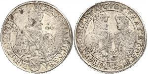 1 Thaler Électorat de Saxe (1356 - 1806) Argent Christian II de Saxe