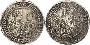 1 Thaler Électorat de Saxe (1356 - 1806) Argent Christian II de Saxe