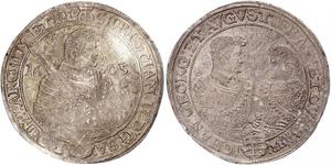 1 Thaler Électorat de Saxe (1356 - 1806) Argent Christian II de Saxe