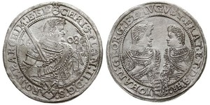 1 Thaler Électorat de Saxe (1356 - 1806) Argent Christian II de Saxe