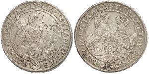 1 Thaler Électorat de Saxe (1356 - 1806) Argent Christian II de Saxe