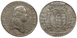 1 Thaler Électorat de Saxe (1356 - 1806) Argent Auguste II (1670 - 1733)