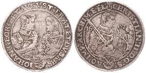 1 Thaler Électorat de Saxe (1356 - 1806) Argent Christian II de Saxe