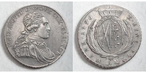 1 Thaler Électorat de Saxe (1356 - 1806) Argent Frédéric-Auguste Ier de Saxe