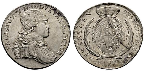1 Thaler Électorat de Saxe (1356 - 1806) Argent Frédéric-Auguste Ier de Saxe