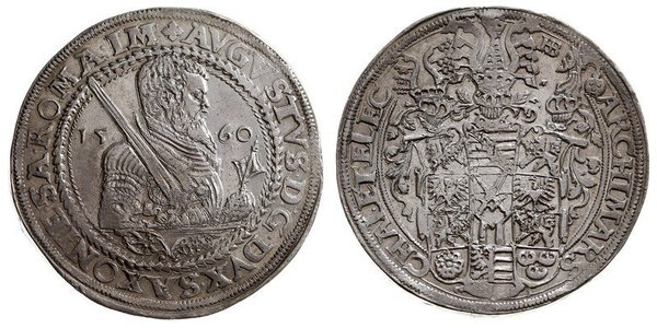 1 Thaler Électorat de Saxe (1356 - 1806) Argent 