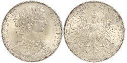 1 Thaler Stati federali della Germania / Germania Argento 