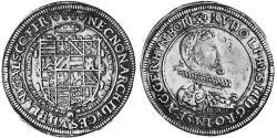 1 Thaler Alsazia Argento Rodolfo II del Sacro Romano Impero (1552 - 1612)