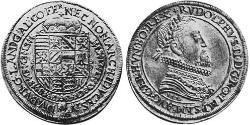 1 Thaler Alsazia Argento Rodolfo II del Sacro Romano Impero (1552 - 1612)