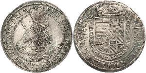 1 Thaler Alsazia Argento Ferdinando II d