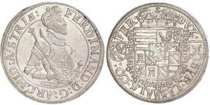 1 Thaler Alsazia Argento Ferdinando II d