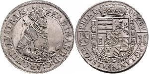 1 Thaler Alsazia Argento Ferdinando II d