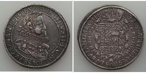 1 Thaler Alsazia Argento Rodolfo II del Sacro Romano Impero (1552 - 1612)