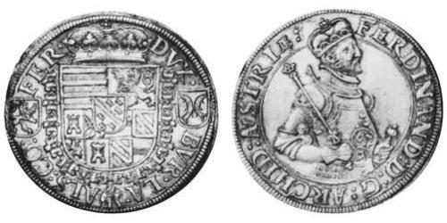 1 Thaler Alsazia Argento Ferdinando II d