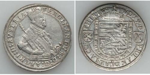 1 Thaler Alsazia Argento Ferdinando II d