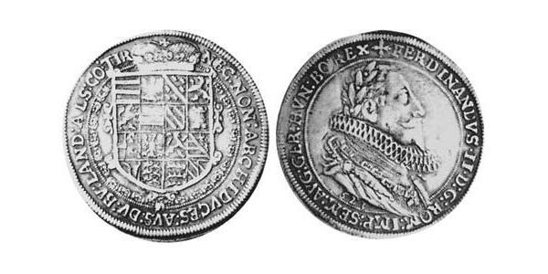 1 Thaler Alsazia Argento Ferdinando II d