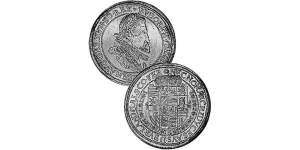 1 Thaler Alsazia Argento Rodolfo II del Sacro Romano Impero (1552 - 1612)