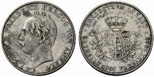 1 Thaler Anhalt-Dessau (1603 -1863) / Anhalt (1806 - 1918) Argento Leopoldo IV di Anhalt-Dessau (1794 – 1871)