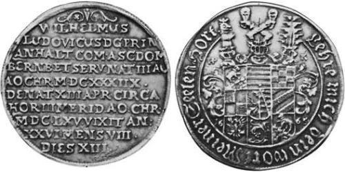 1 Thaler Anhalt-Köthen (1603 -1853) Argento 