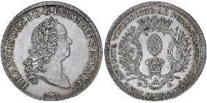 1 Thaler Augusta (Germania) (1276 - 1803) Argento Francesco I di Lorena(1708-1765)