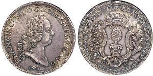 1 Thaler Augusta (Germania) (1276 - 1803) Argento Francesco I di Lorena(1708-1765)