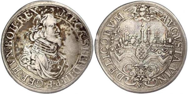 1 Thaler Augusta (Germania) (1276 - 1803) Argento Ferdinand III, Holy Roman Emperor (1608-1657)