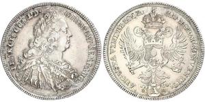 1 Thaler Augusta (Germania) (1276 - 1803) / Sacro Romano Impero (962-1806) Argento Francesco I di Lorena(1708-1765)