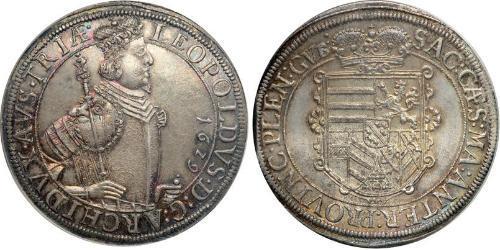 1 Thaler Austria Argento Archduke Leopold Wilhelm of Austria (1614 -1662)