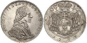 1 Thaler Austria / Salisburgo Argento Hieronymus von Colloredo (1732 - 1812)