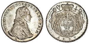 1 Thaler Austria / Salisburgo Argento Hieronymus von Colloredo (1732 - 1812)