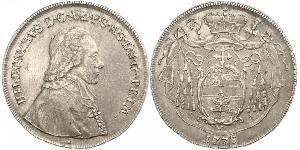 1 Thaler Austria / Salisburgo Argento Hieronymus von Colloredo (1732 - 1812)