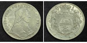 1 Thaler Austria / Salisburgo Argento Hieronymus von Colloredo (1732 - 1812)