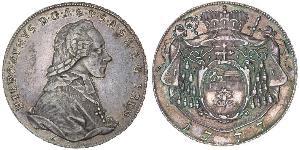 1 Thaler Austria / Salisburgo Argento Hieronymus von Colloredo (1732 - 1812)