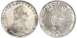 1 Thaler Austria / Salisburgo Argento Hieronymus von Colloredo (1732 - 1812)