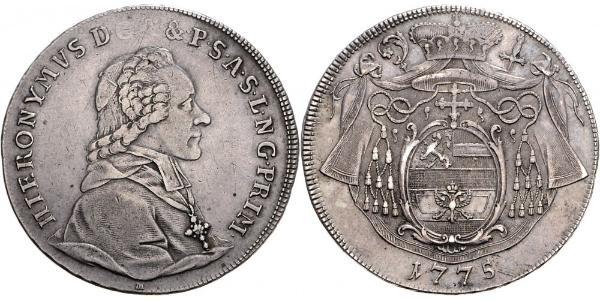 1 Thaler Austria / Salisburgo Argento Hieronymus von Colloredo (1732 - 1812)