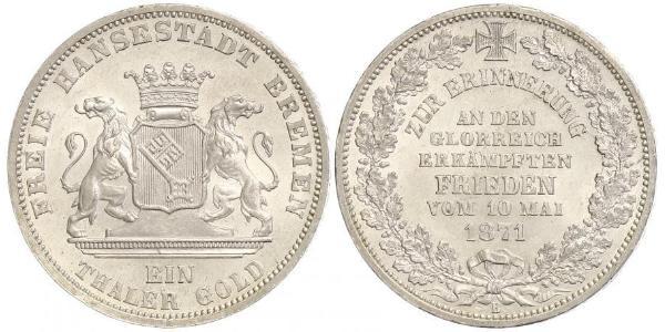 1 Thaler Brema (stato) Argento 
