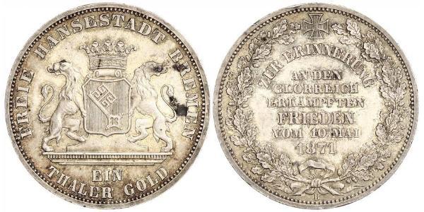 1 Thaler Brema (stato) Argento 