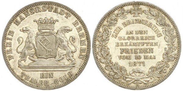 1 Thaler Brema (stato) Argento 