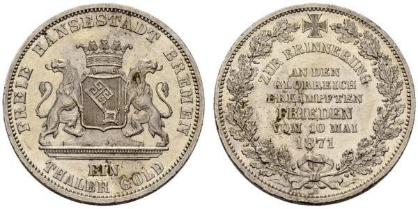 1 Thaler Brema (stato) Argento 